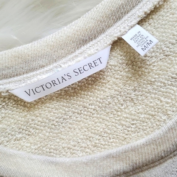 2012 Y2K Victoria's Secret Neutral Tone Striped Knit Sweater Dress Womens Sz M - Picture 14 of 16